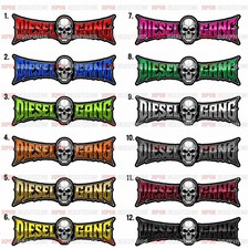 Diesel Gang Vinyl Decal Sticker Truck Suv Turbo Coal A