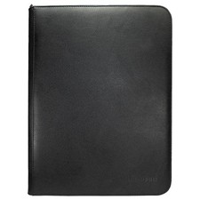 Ultra PRO Vivid 9-Pocket Zippered PRO-Binder - Black 360 Card Capacity 