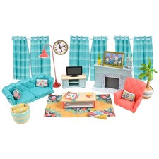 Honey Bee Acres Cozy Living Room D cor - 28 Pc Doll Furniture - Ages 3 Meduim