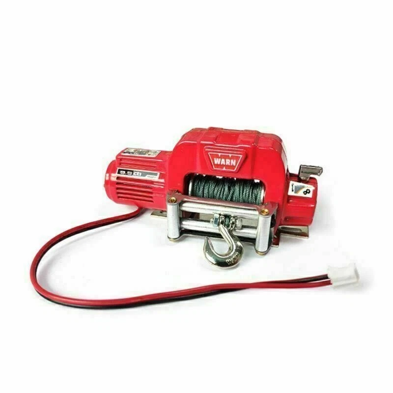 Rot Metall Seilwinde ​für Traxxas TRX4 Axial SCX10 D90 D110 TF2 TRX4 KM2 1/10 RC - Bild 3 von 3