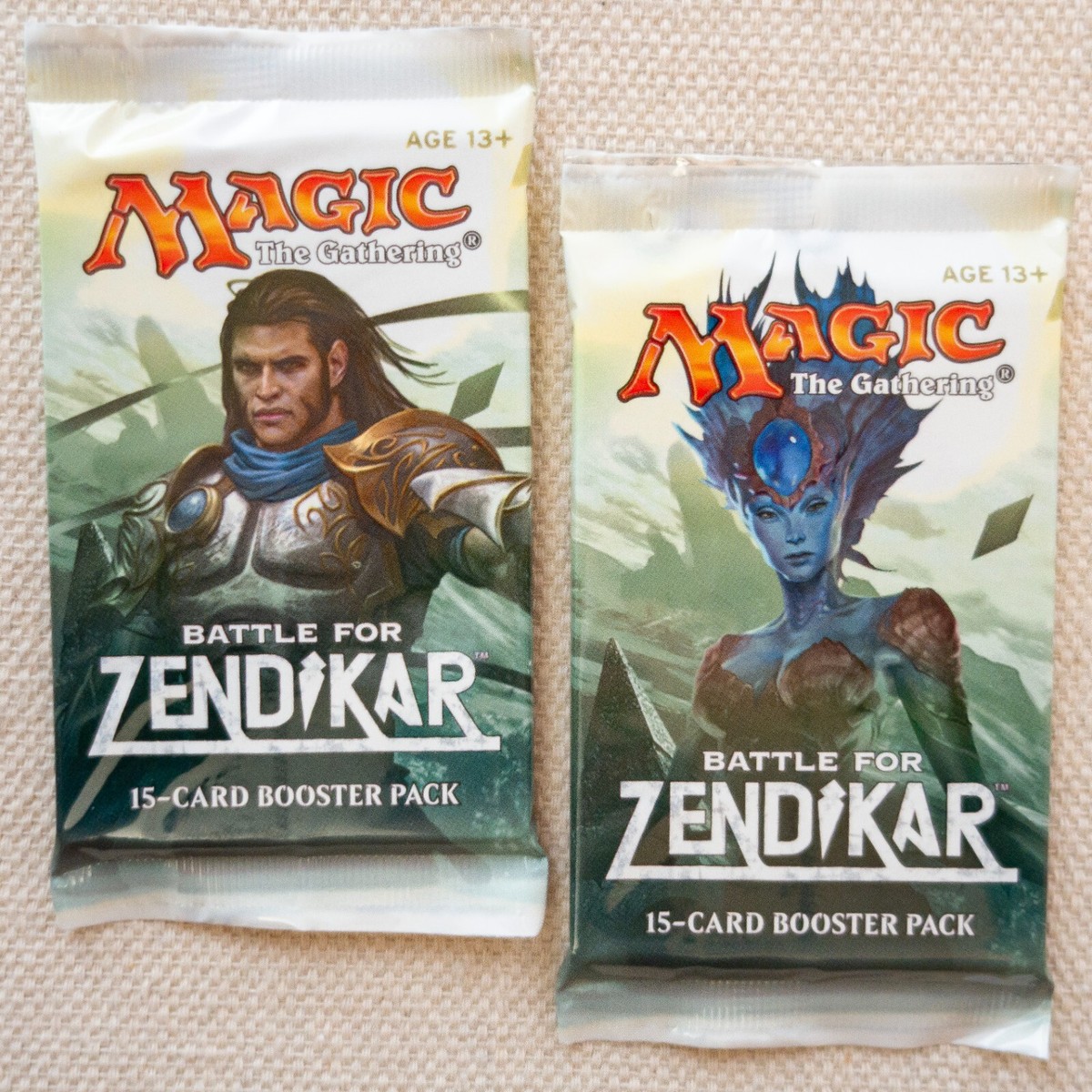 magic the gathering battle for zendikar booster box MTG: 2 BATTLE for ZENDIKAR Sealed Booster Pack Lot from Box - 2 Packs