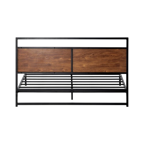 Metal Bed Frame Queen Double King Single Size Beds Base Platform Slatted Design - Picture 30 of 39