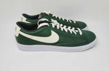 NUEVO HOMBRE 8.5 11 NIKE FOR J CREW BLAZER ZAPATOS BAJOS DE CUERO VERDE ABETO ZAPATILLAS DE GOMA