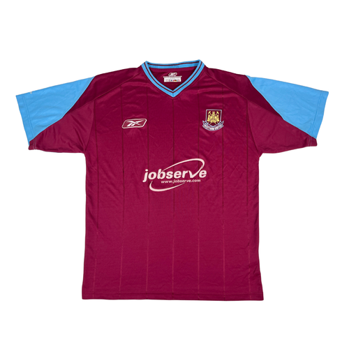 WEST HAM UNITED 2003/05 Reebok Home Football Shirt M England Mens Soccer Jersey - Picture 1 of 13