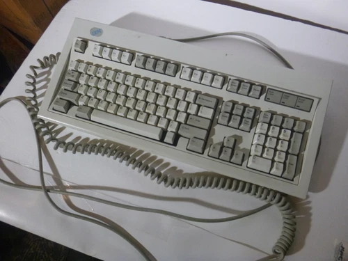 Vintage IBM Model M Buckling Spring Clicky Keyboard 1391401 1993 Blue Logo - Picture 4 of 7