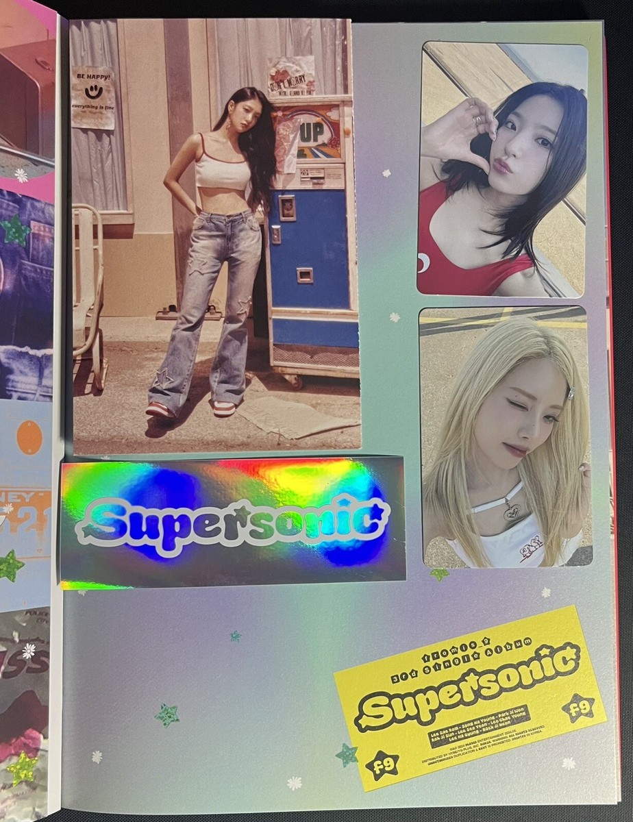 fromis_9 supersonic サイン入りアルバム mwave ジホン 無料配達 Supersonic fromis_9 Jiheon MWAVE Ver. Heat Album