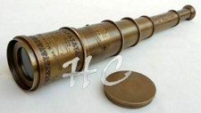 MARITIME VICTORIAN MARINE TELESCOPE 20" SPYGLASS BRASS ANTIQUE VINTAGE HANDMADE