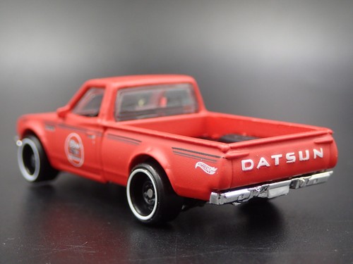 1973-1979 Datsun 620 Camioneta Pickup Jdm Rojo 1:64 Escala Diorama Coche Modelo - Imagen 5 de 7