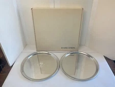 Lot 2 US General Accounting Office *Kirk Stieff Pewter Tray Engraved Plate 12 in