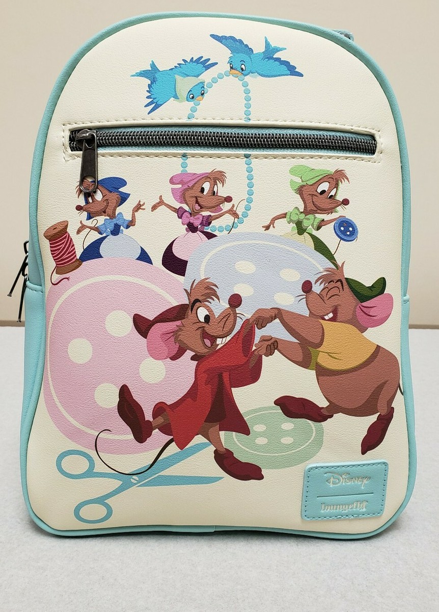 New Loungefly Disney Cinderella Sewing Mice Mini Backpack New Loungefly Disney Cinderella Sewing Mice Mini Backpack