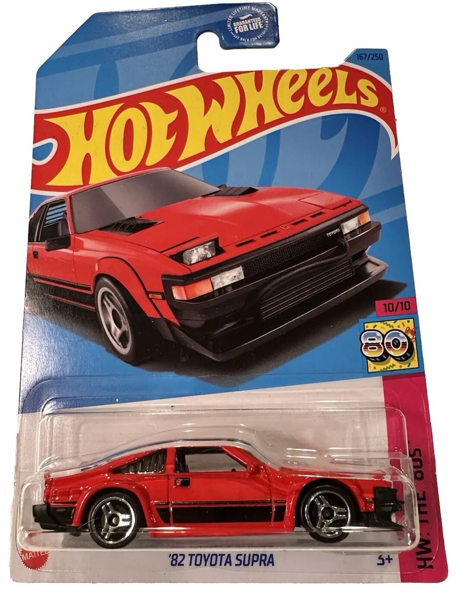 '82 Toyota Supra Hot Wheels 2023年製 2023 🔥Hot Wheels🛞 '82 Toyota Supra Red 10/10 THE '80S #167
