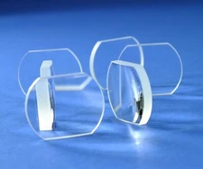 Lot of 6 ea. NEW 1" dia. PLCX Lenses, 75mm FL & 140mm FL (un-coated laser optics