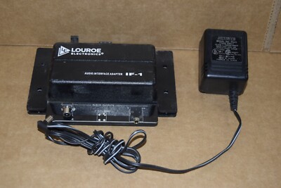 LOUROE ELECTRONICS IF-1 Microphone Audio Interface RCA & 3.5mm Stereo Outputs