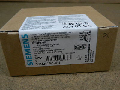 1x Siemens Dig.Industr. Overload Relay 3RU2116-1JB1