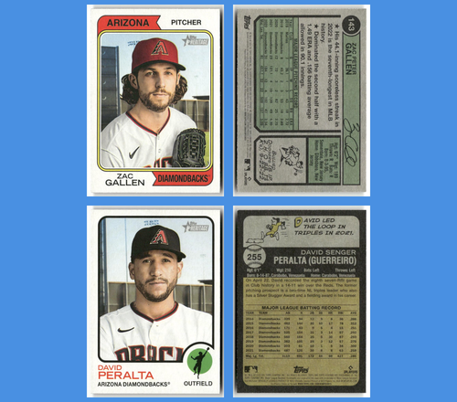 Arizona Diamondbacks – Topps Heritage & Allen & Ginter – 40 Card Lot - Picture 12 of 21