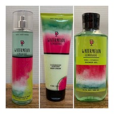 Bath and Body Works WATERMELON LEMONADE Fragrance Mist /Body Cream /Shower Gel