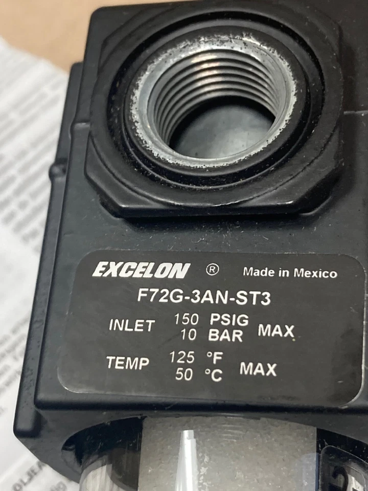 NORGREN F72G-3AN-ST3, General Purpose Filter, 3/8" PTF Ports, Semi-Auto Drain - Image 3 of 4