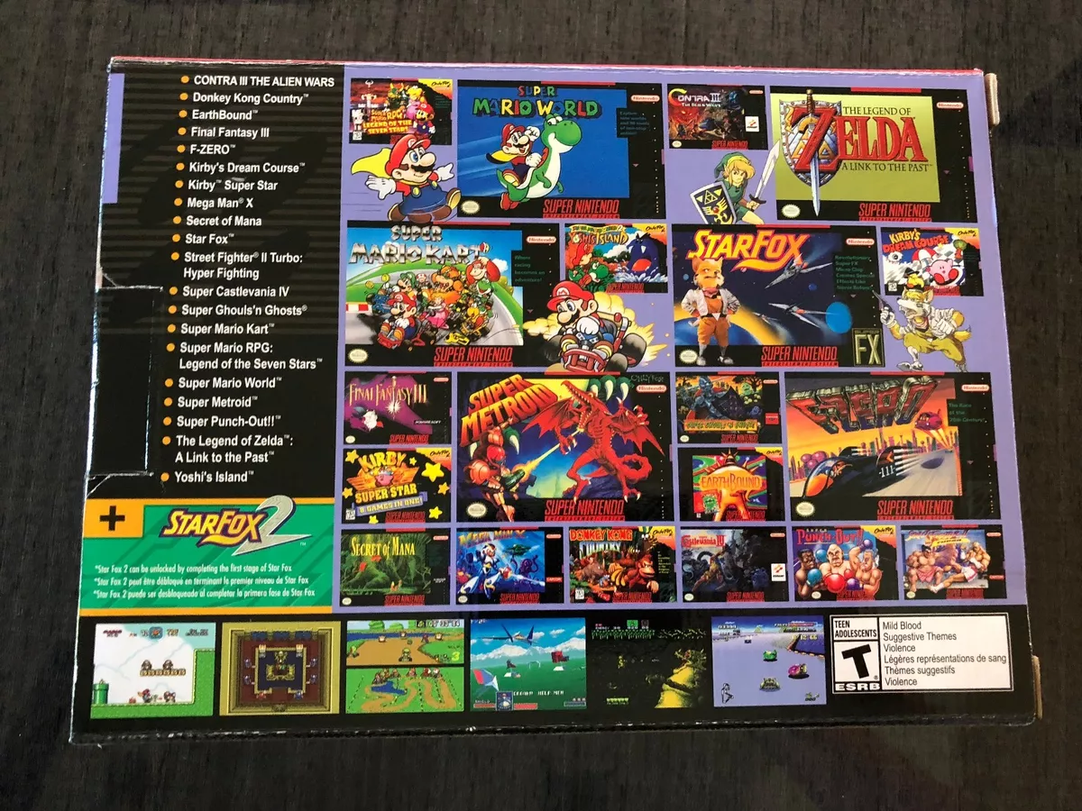 Lista completa de jogos para SNES