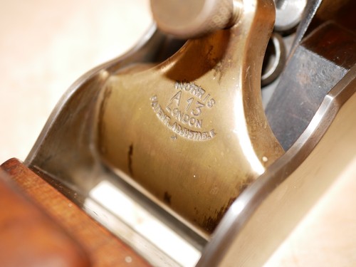 norris a13 annealed iron rosewood infill plane with brass gunmetal lever cap - Picture 13 of 13