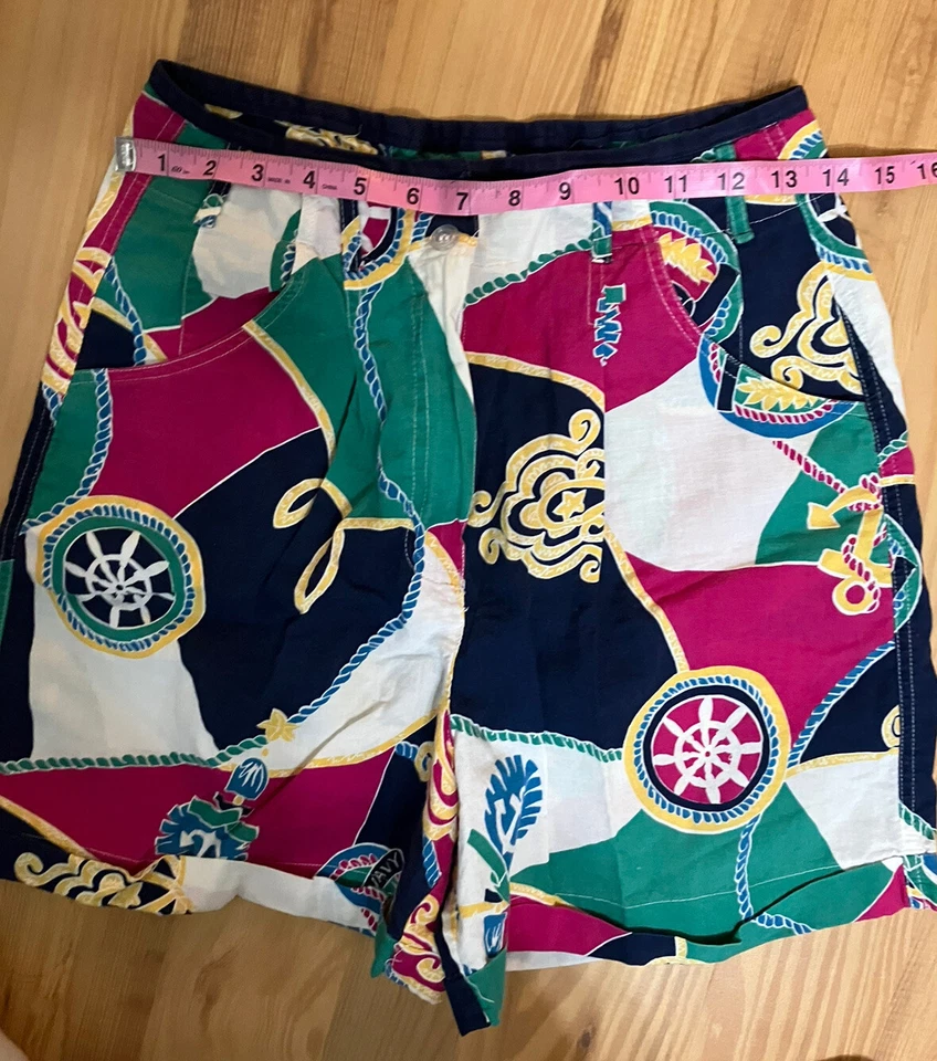 Shorts náutico vintage Crazy Horse por Liz Claiborne feminino tamanho 8 - Imagem 4 de 4