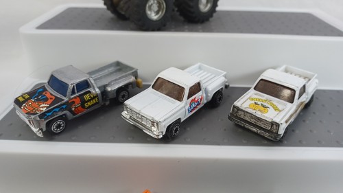 Vintage Zylmex Yat Ming Chevy Stepside Pickup Lot Of 6 Die Cast Hong Kong - Picture 3 of 9