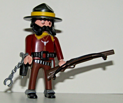 Playmobil Sheriff Western w/ rifle, handcuffs and gun - C38 | eBay