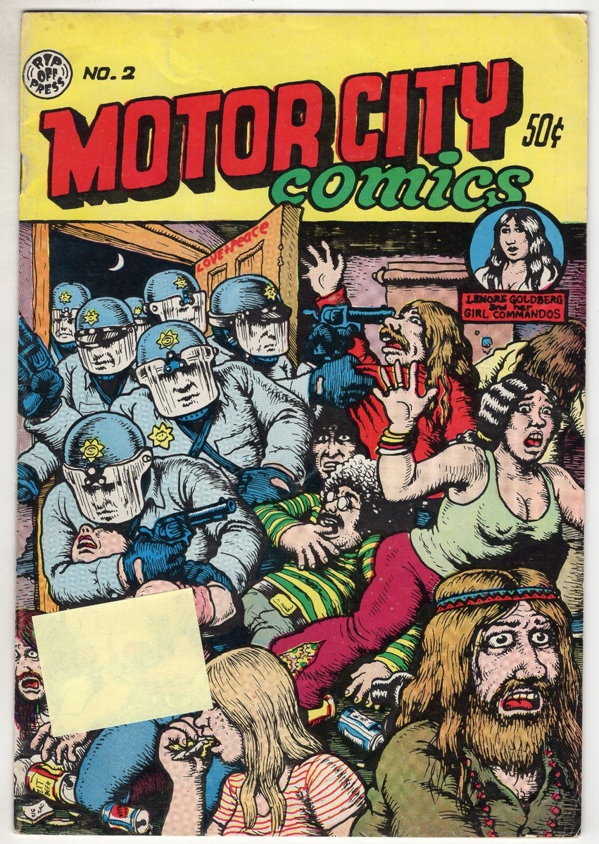 MOTOR CITY COMICS 2 1970 4th ALL ROBERT R. CRUMB Rip Off