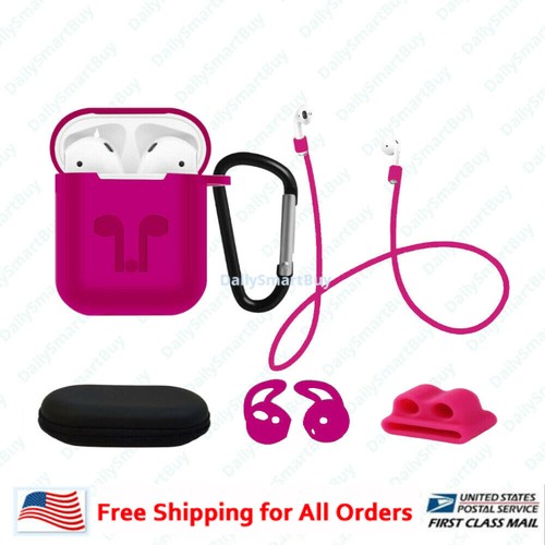 Silicon Cover For Apple AirPods Earpod with Box Hook,Strap,Holder & Earpod Cover - 第 10/20 張圖片