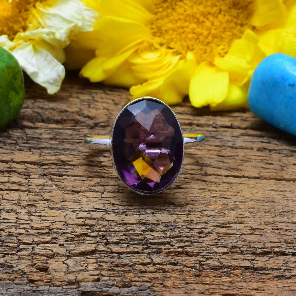 African outlet amethyst ring