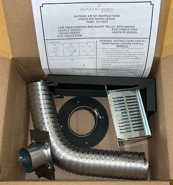 Heatilator Eco-Choice PS35 Pellet Stove Outside Air Kit | eBay