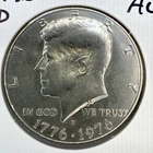 1976 D Kennedy Half Dollar 50c AU / UNC About Uncirculated Coin