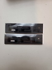 NEW 2019-2023 Silverado / Sierra 6.2L Black Emblem Nameplate Badge Pair GM OEM