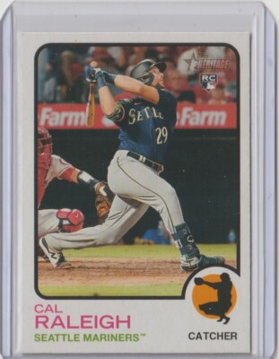 2022 Topps Heritage Cal Raleigh Rookie Card RC #367 | eBay