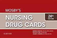 Mosby's Nursing Drug Cards by RN Gutierrez, Kathleen Jo, PhD: New