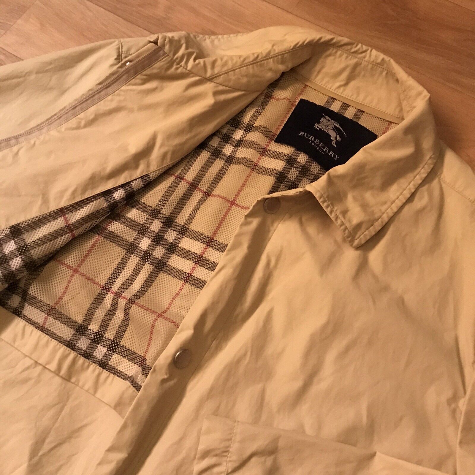 burberry london winter jacket nova chek lightweight