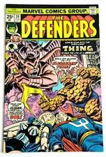 THE DEFENDERS # 20 - (1975) MARVEL COMICS - FANTASTIC FOUR APPEARANCE