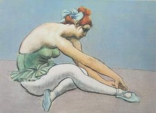 Danzatrice Francesco Messina Opera LITOGRAFIA Firmata Numerata Ballerina 70x50