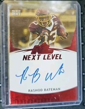 PREMIER DRAFT NEXT LEVEL RED SIGNATURES RASHOD BATEMAN