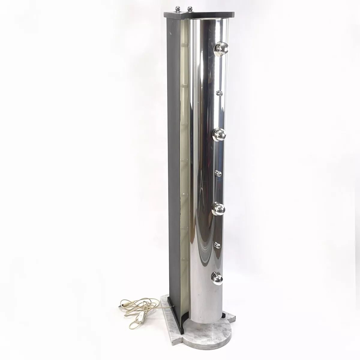 Italian Designer Floor Space Age Chrome Floor Lamp Sputnik H 135 CM