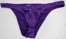 MEN'S NEW SATIN LOW RISE BRIEF ADULT SMALL