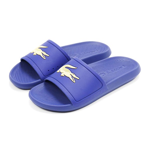 NEW Lacoste Men's Croco Slide Open Toe Sandals