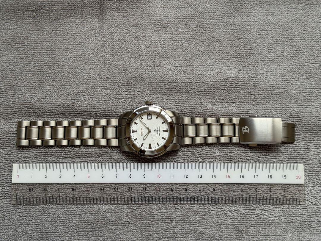 Seiko Brightz 5J22-0D40 SAGC003 Titanium Date Box Kinetic Seiko Brightz 5J22-0D40 SAGC003 Titanium Date Box Kinetic