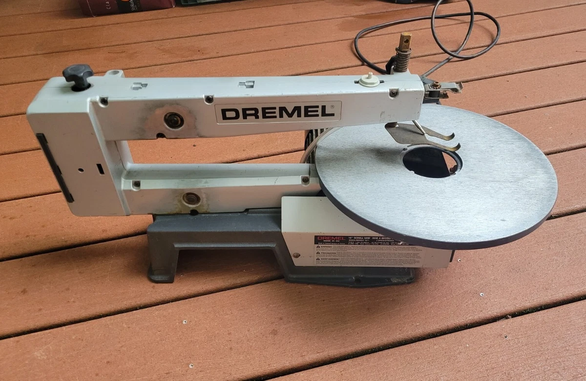 Dremel 1671 Two speed 16in scroll saw w blade compartment eBay
