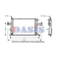 KüHler WasserküHler Passend FüR Opel Combo Tour Tigra Twintop F08 F68 1.4 1.8
