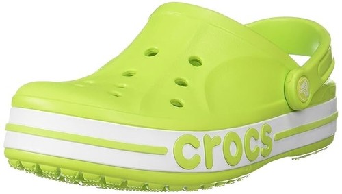 Crocs Unisex Kids Bayaband Clog Lime Punch US KID'S J3 EU 34-35 US Youth Size 3 - Picture 6 of 6