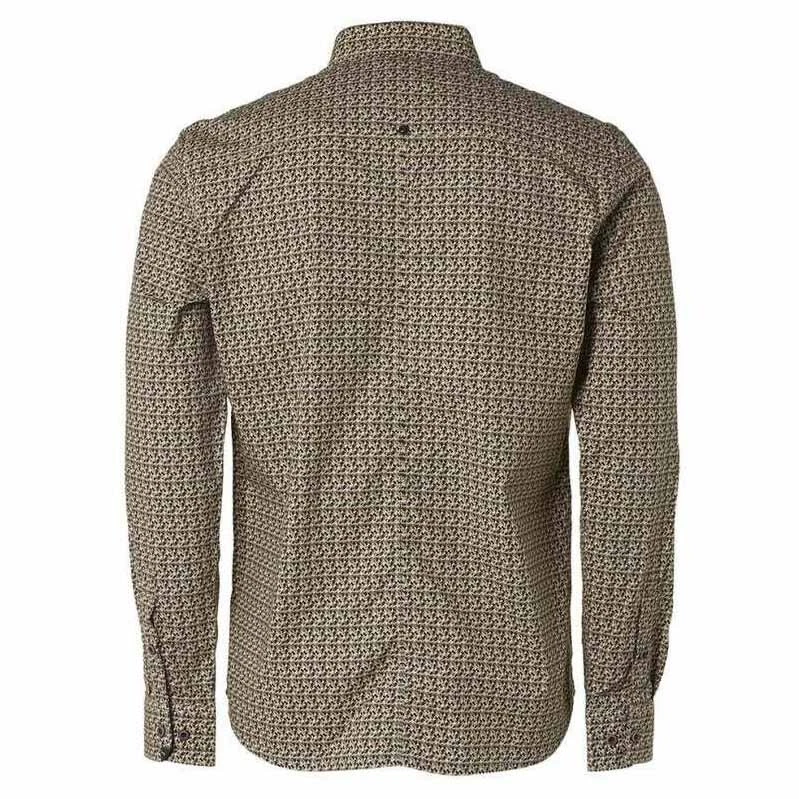 No Excess Camisa Para Hombre Marrón Negro 22451120 020 BLACK - Imagen 2 de 2