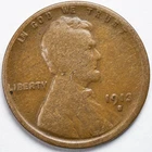 1913-S Lincoln Wheat Penny Cent San Francisco Mint Good (G) Details