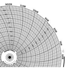 HONEYWELL BN  24001660-007 Circular Paper Chart, 24 hr, 100 pkg 5MED3
