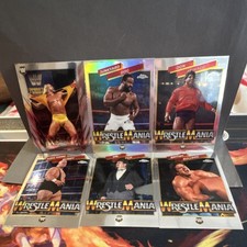 topps chrome wrestlemania junkyard dog muraco bundy fuji bulldog lot of 6 cards