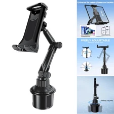Universal Car Mount Adjustable Cup Holder Stand Cradle For Mobile Phone and iPad